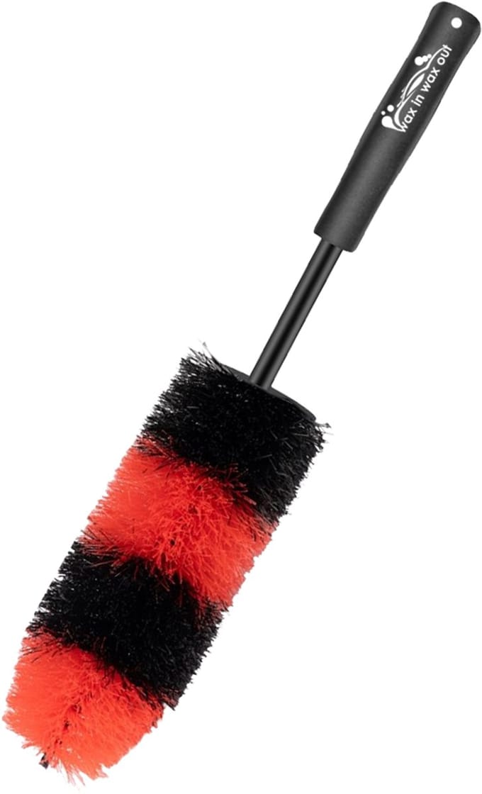 Waxin Waxout - Velgenborstel XL - Black & Red Edition