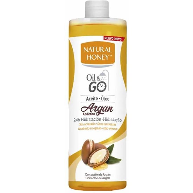 Miel Naturel Élixir d'Huile d'Argan & Go Huile pour le Corps 250ml white