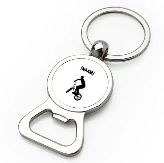 Akyol - bmx met eigen naam flesopener - Sport - fietser - fiets - 9 bij 3 cm