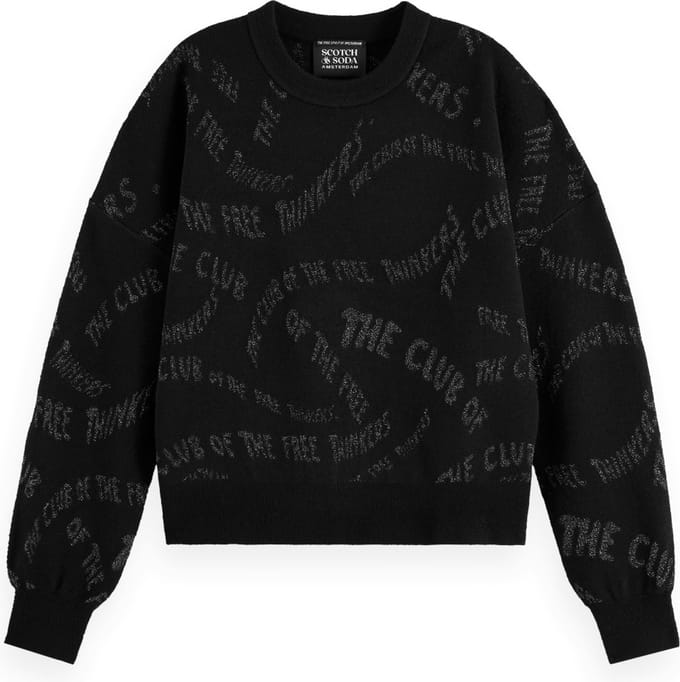Scotch & Soda JACQUARD RELAXED PULLOVER Dames Trui - Maat M