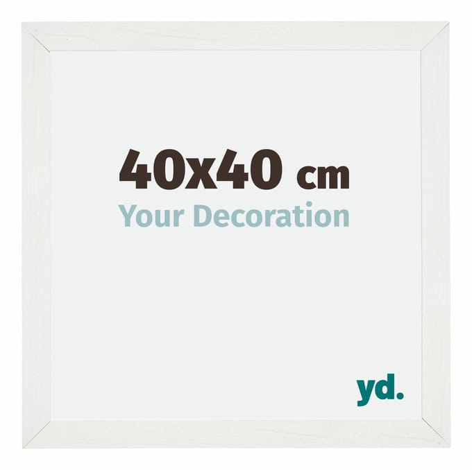 Your Decoration - Fotolijst 40x40 cm - MDF - Wit Geveegd - Mura