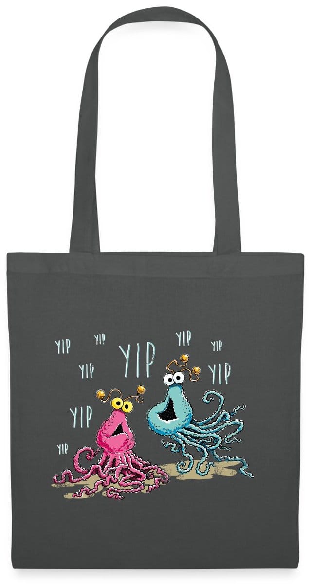 Sesamstraat Yip Yip Alien Tas Van Stof Schoudertas
