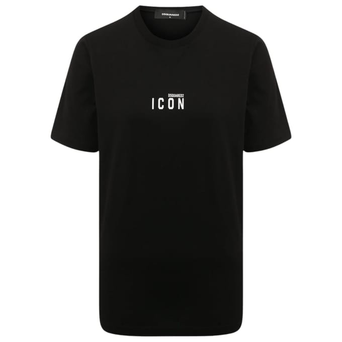 Dsquared2 Icon Small Chest Logo Zwart T-shirt