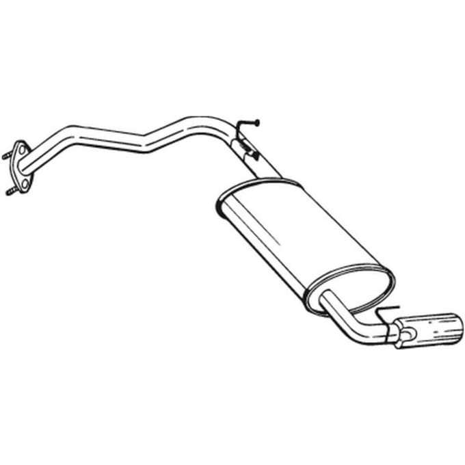 Geluiddemper achter BOSAL 279-365