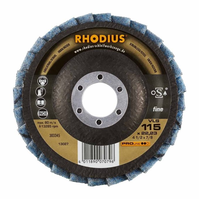 Rhodius - Vlieslamellenschijf - Fine - Pro - 115 x 22,23 mm - VLS