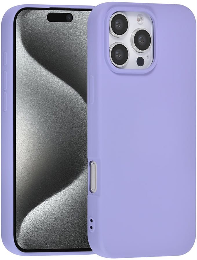 TUNIQ telefoonhoesje voor Apple iPhone 16 Pro Max - TPU backcover - Paars