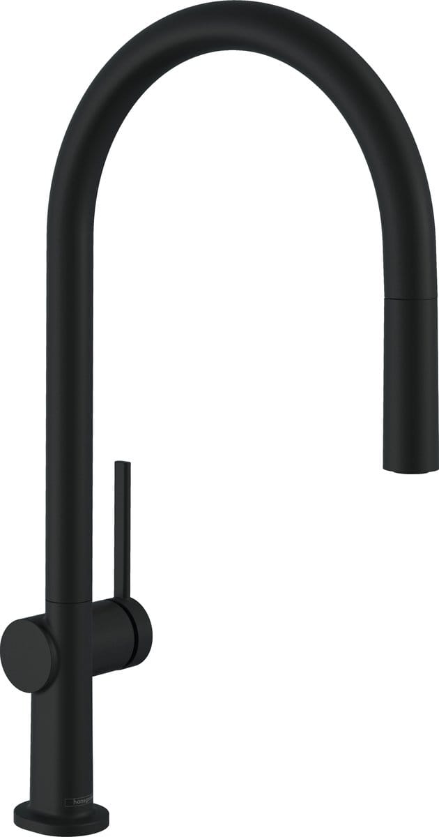 Hansgrohe Talis m54 1-greeps keukenmengkraan - 210 uittrekbare uitloop - 1jet - mat zwart