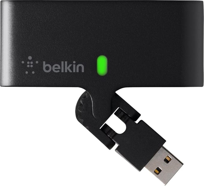 Belkin USB 2.0 Swivel Hub 4-Port passief