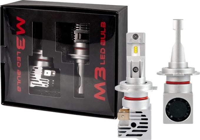 H7 koplamp set daglichtwit 6500K - 50 Watt & 5000 Lm/stuk | 12V & 24V DC - actieve koeling