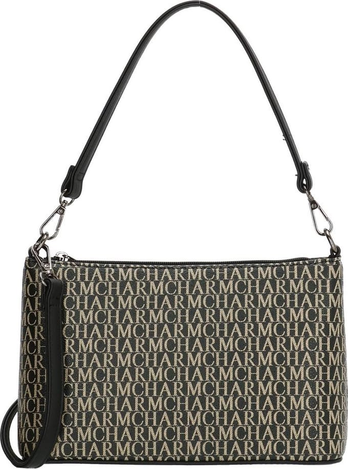Charm London Wimbledon Schoudertas - Zwart