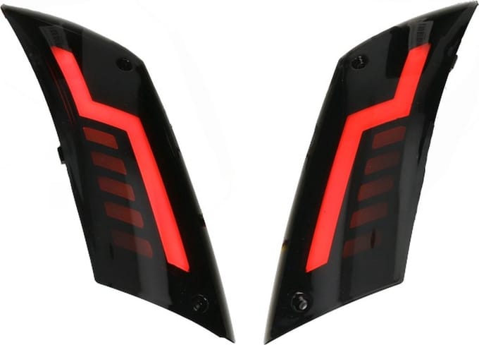 Knipperlichten achterzijde Alpha Tube LED Piaggio Zip