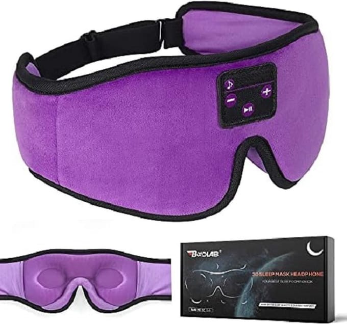 Slaapmasker Bluetooth - Hoofdband Bluetooth - Slaap Koptelefoon - Slaap Headset - Slaapmasker
