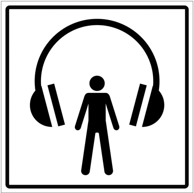 Audiotour bord | gecoat dibond materiaal | 20 x 20 cm