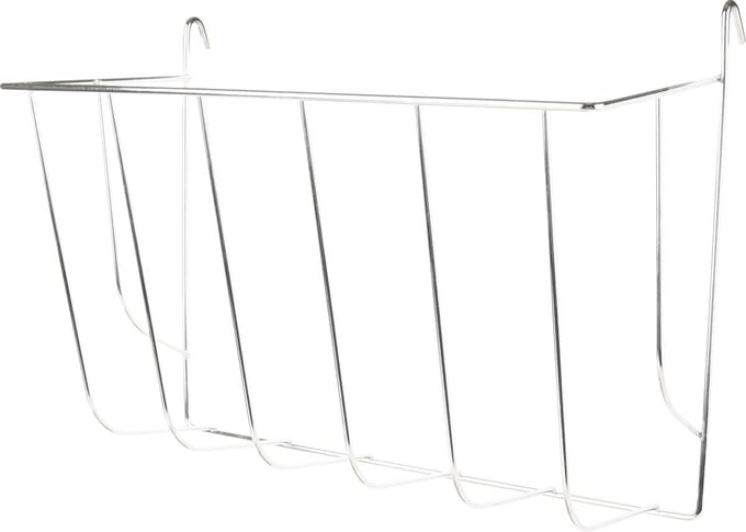 Flamingo Knaagdieraccessoire Saladerek Metaal - 26x13x20cm - Zilver