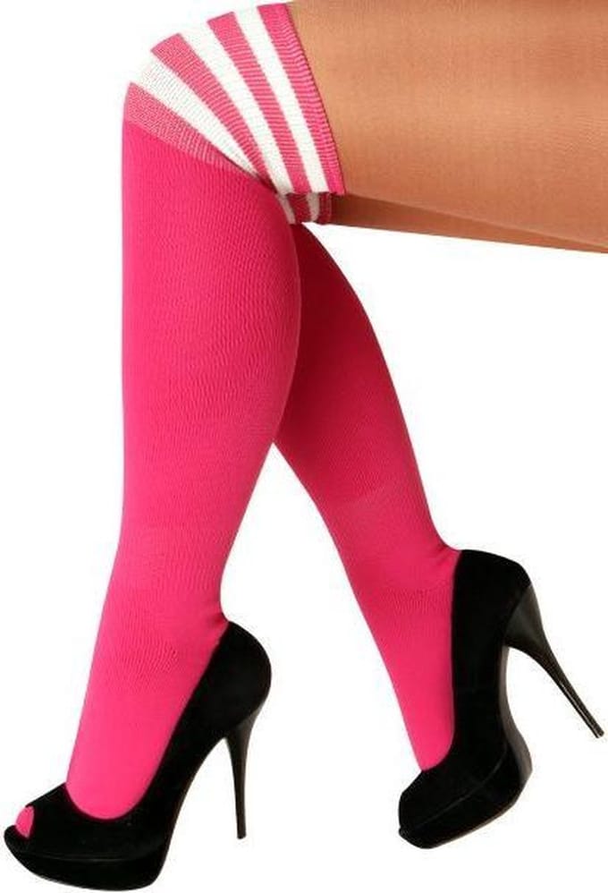 Roze lieskousen mt 36-41