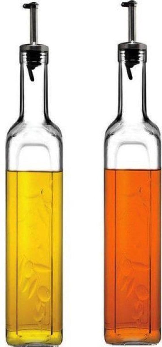 Pasabahce Olie- en Azijnset – Glas – 2 stuks – 500ml
