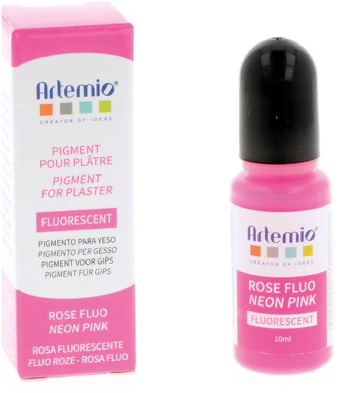 Roze fluo pigment voor gips - Artemio