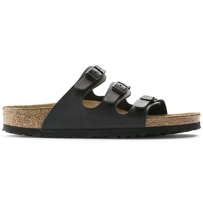 Birkenstock Florida slippers zwart  - Maat 35