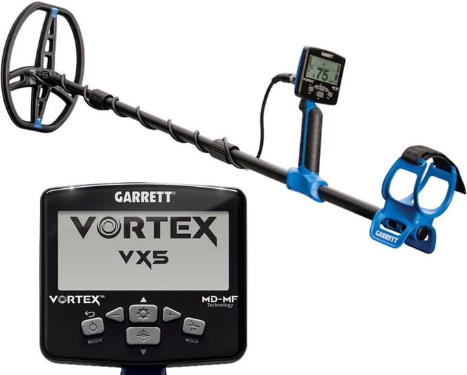 Garrett Vortex VX5 - professionele metaaldetector - waterdicht tot 5 meter