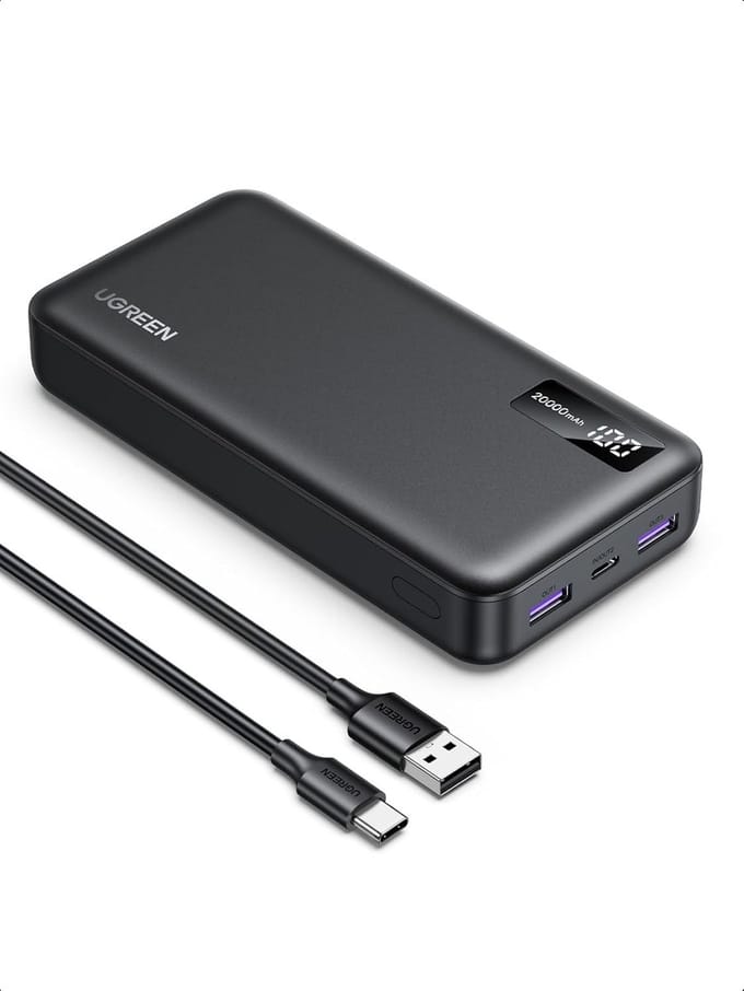 UGREEN 20000mah Two-Way Fast Charging Power Bank - 20000 Ah
