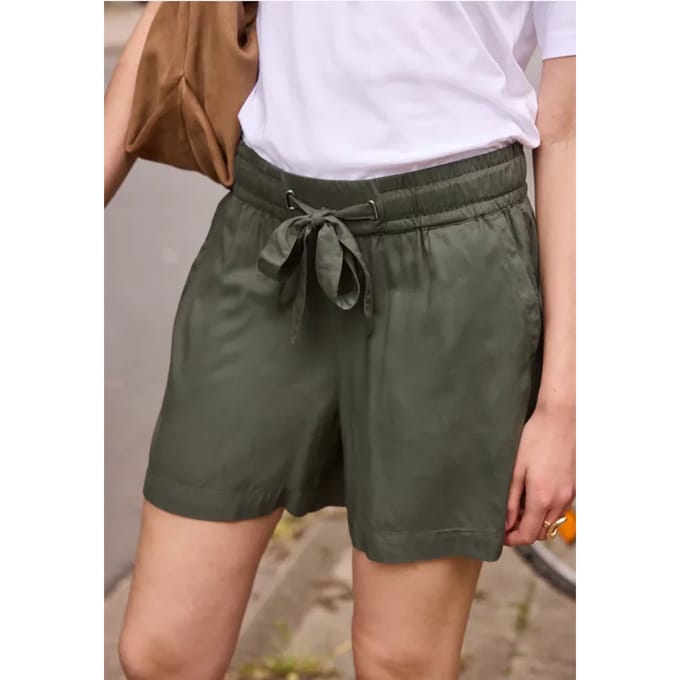 Shorts met Mid Waist en Loose Fit-pasvorm