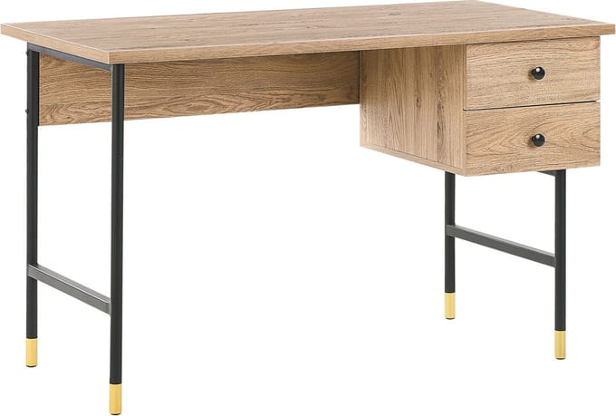ABILEN - Bureau - Lichte houtkleur - Vezelplaat