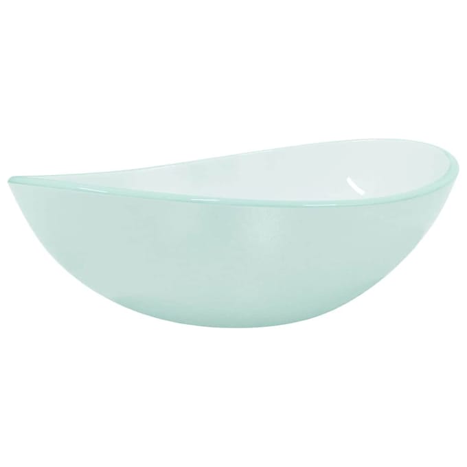 vidaXL - Wasbak - 54,5x35x15,5 - cm - gehard - glas - mat