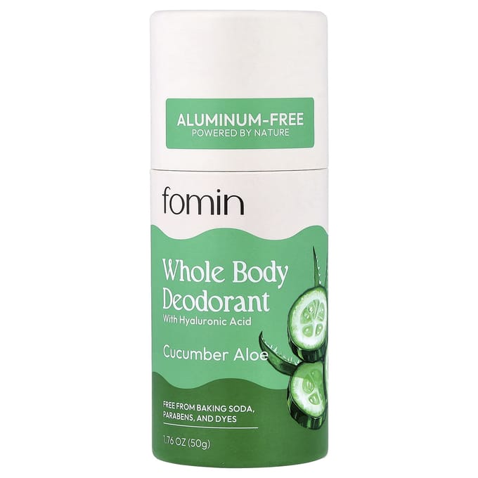 Fomin, Déodorant Corps Entier, Concombre Aloès, 50g (1,76 oz) white
