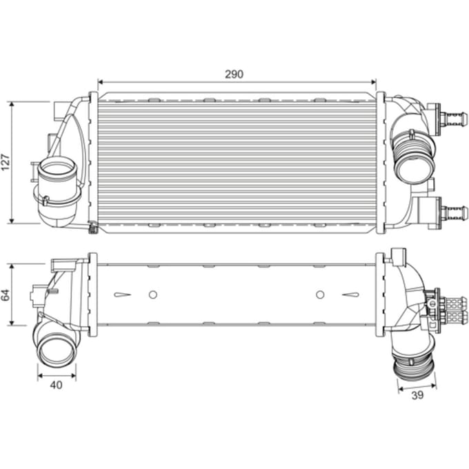 Intercooler VALEO 818695
