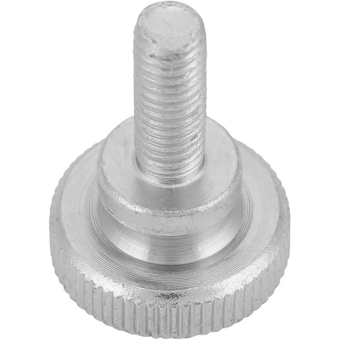 40 pièces M6 Acier au carbone zingué Vis à molette à tête plate (M6*18)