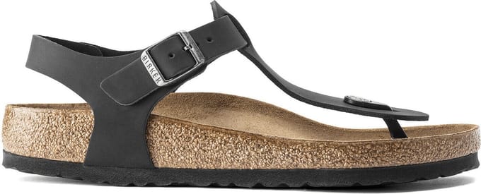 Birkenstock Kairo Black regular Oiled Leather Dames Sandalen - Black - Maat 35