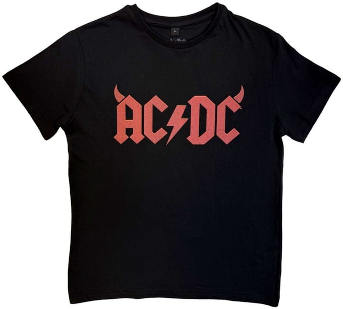 AC/DC - Horns Kinder Tshirt - Kids tm 8 jaar - Zwart