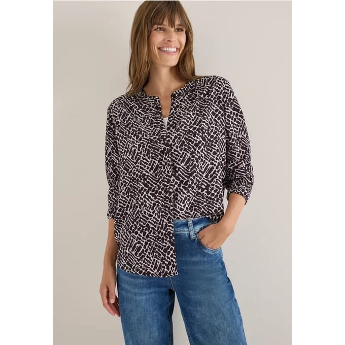 Gedessineerde blouse