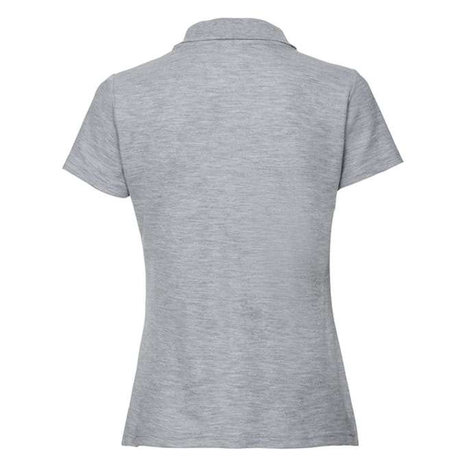 Russell Dames/Dames Klassiek Polycotton Poloshirt (Lichte Oxford Heide)