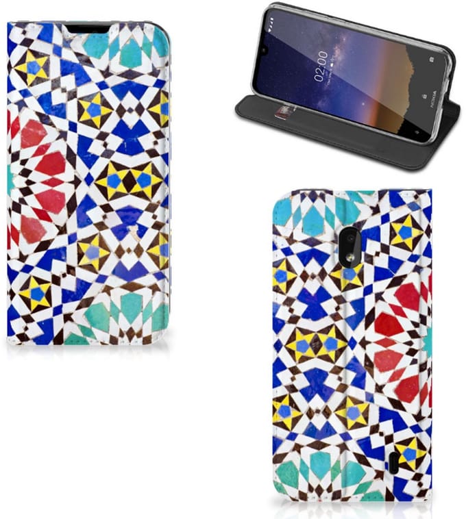 Nokia 2.2 Standcase Mozaïek