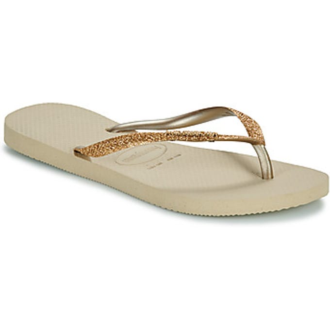 Havaianas Slim Glitter II Slippers - Zand - Goud