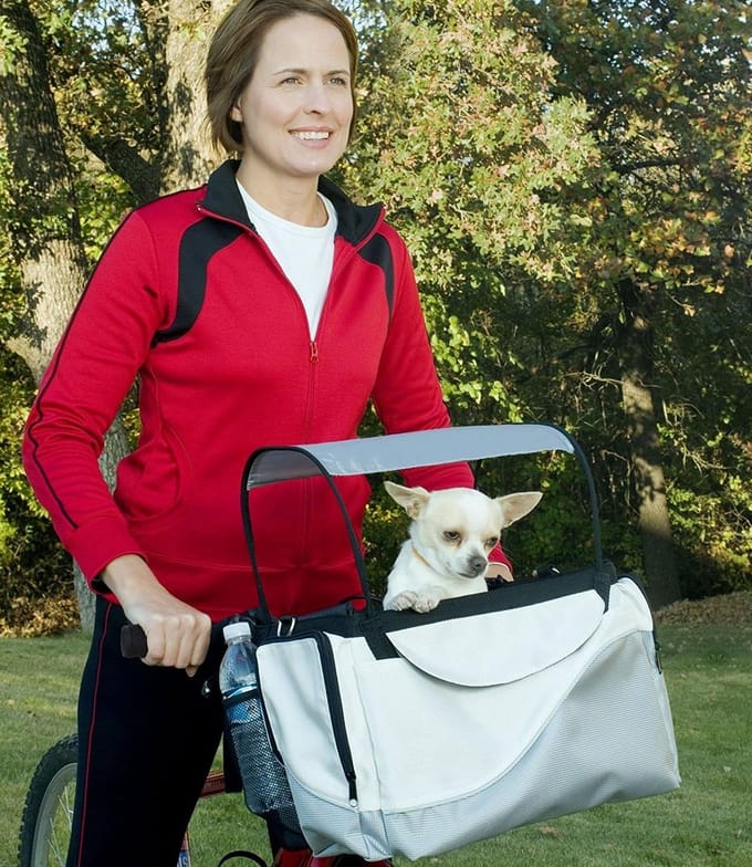 Fietsmand Hond - Huisdier Drager - Fietstas - Schouderriem
