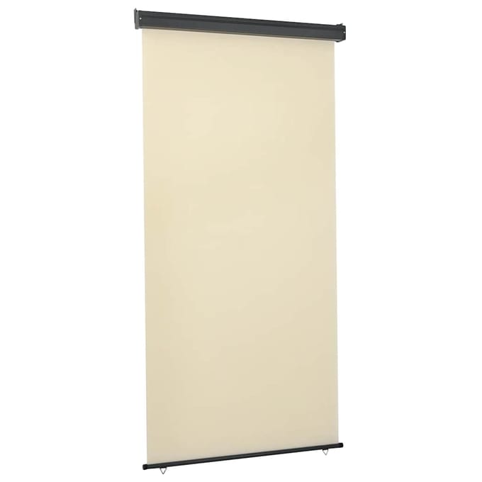 vidaXL - Balkonscherm - 125x250 - cm - crèmekleurig