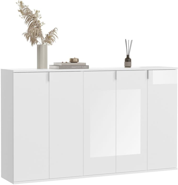 ProjektX kommode 5 deuren wit.