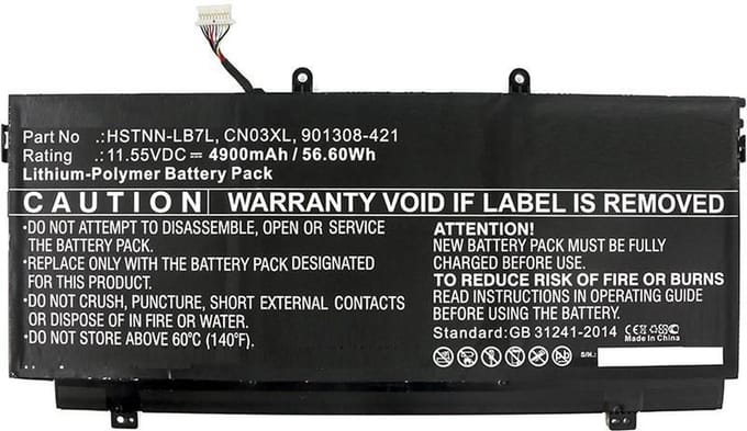 CoreParts MBXHP-BA0111 notebook reserve-onderdeel Batterij/Accu