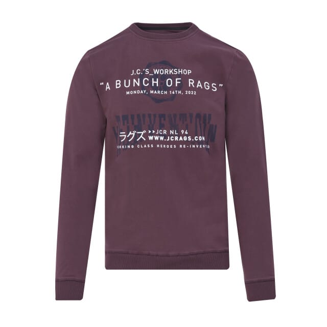 JC Rags Rodman Sweater Huckleberry Taille: L | Pulls Outlet | Homme