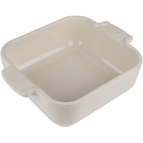 (6 stuks) PEUGEOT APPOLIA - Keramische ovenschaal - Vierkant - Ecru - 180mm
