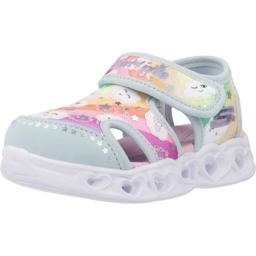 Skechers - HEART LIGHTS SANDALS-CUTIE CL - Turquoise Multi - 21