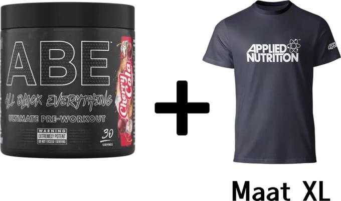 Applied Nutrition - ABE Ultimate Pre-Workout - 315 g - cherry cola smaak - 30 servings - Met Applied T-Shirt