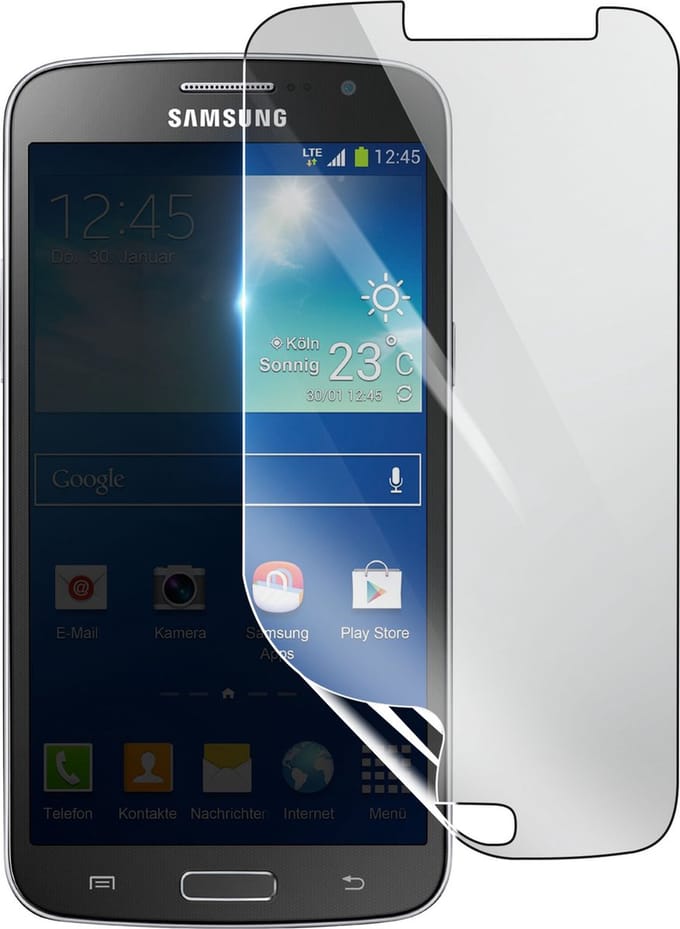 3mk, Geschikt voor Samsung Galaxy Grand 2, Schokbestendige Hydrogel Screenprotector, Transparant
