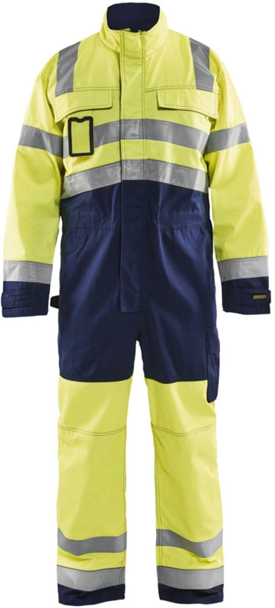Blaklader Overall High vis 6373-1804 - High Vis Geel/Marineblauw - C56