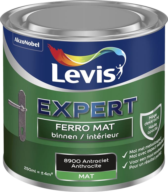 Levis - Expert Ferro Mat - Anthracite Grey - 0,25 L