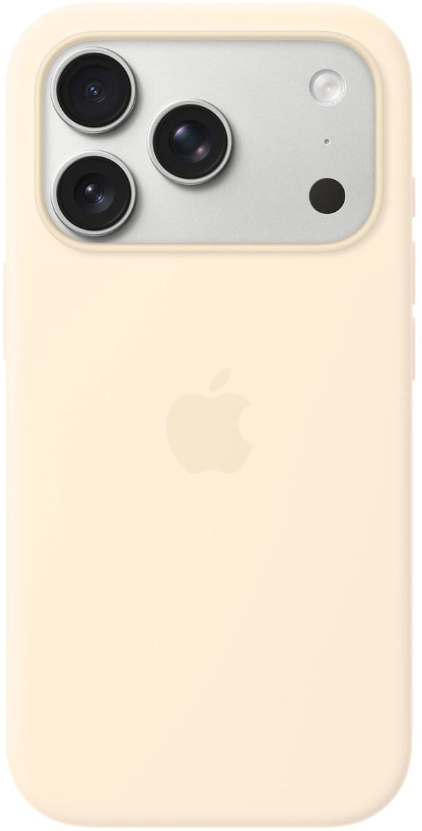 Apple Siliconenhoesje met MagSafe voor de Apple iPhone 17 Pro - Vanilla