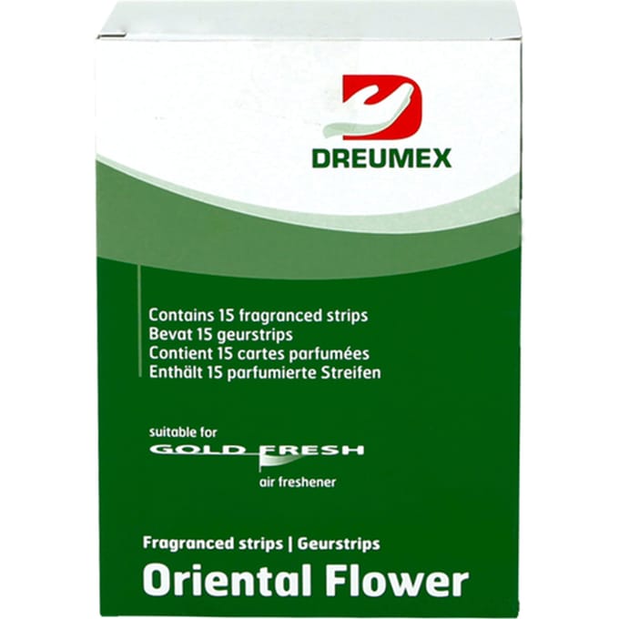 Luchtverfrisser Dreumex Gold Fresh Oriental Flower 15 strips
