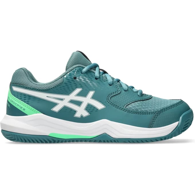 ASICS GEL-DEDICATE 8 PADEL GS Padel schoen Kinderen-petrolblauw, wit
